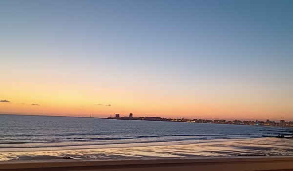 Coucher de soleil sur la baie des Sables